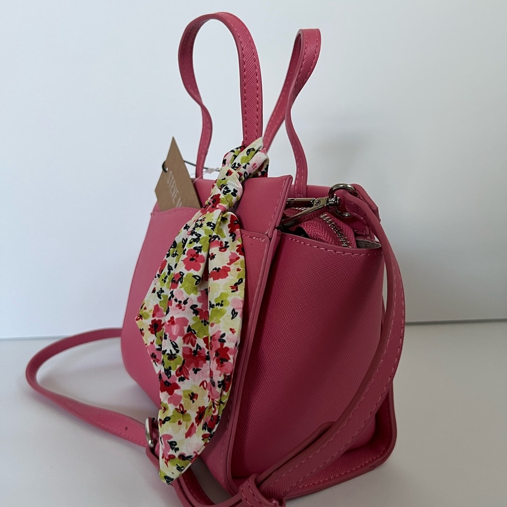NWT STEVE MADDEN SMALL SATCHEL CROSSBODY BAG - Picture 2 of 8